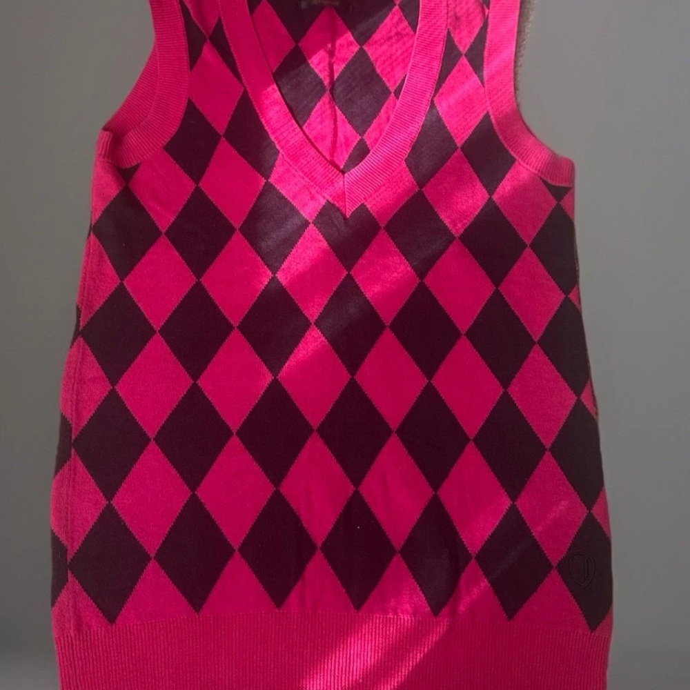 Ben Sherman pink and black women’s vest XS - Picture 2 of 3